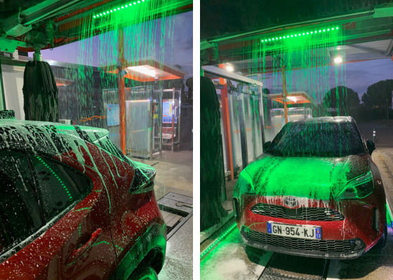 Lavage auto mousse